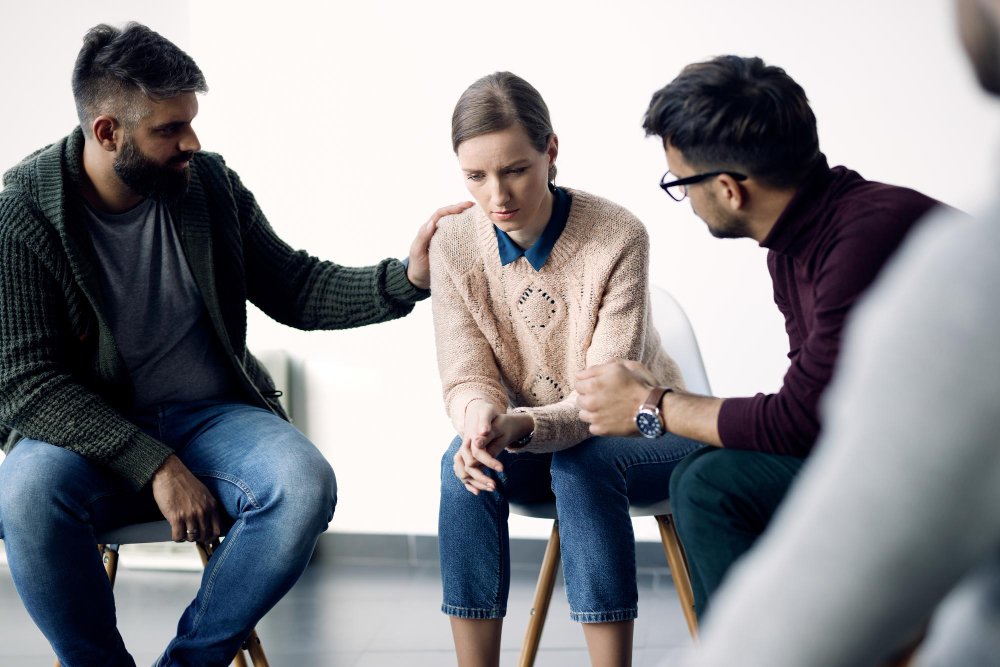 Supportive counselling session for behavioural and addiction care